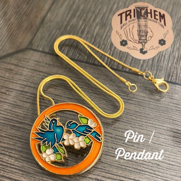 TRI CHEM SUN GLO ND BIRD PIN to paint TRICHEM - Picture 1 of 16